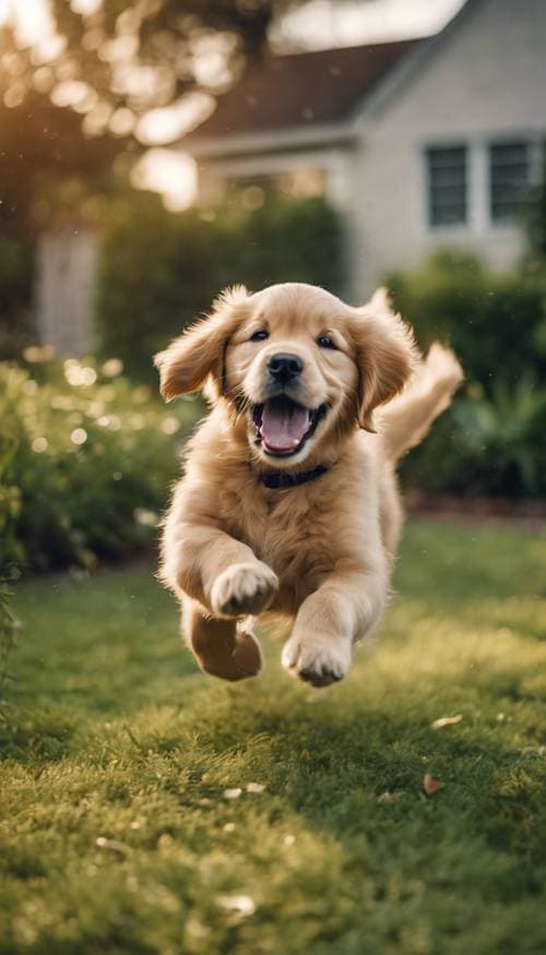 Playful Golden Retriever